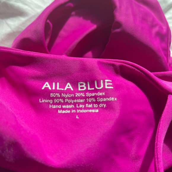 Aila Blue Midnight In Paris One Piece Pink Swimsuit Size Large - Picture 6 of 12